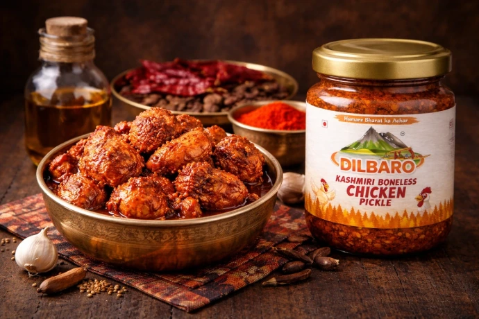kashmiri chicken pickle