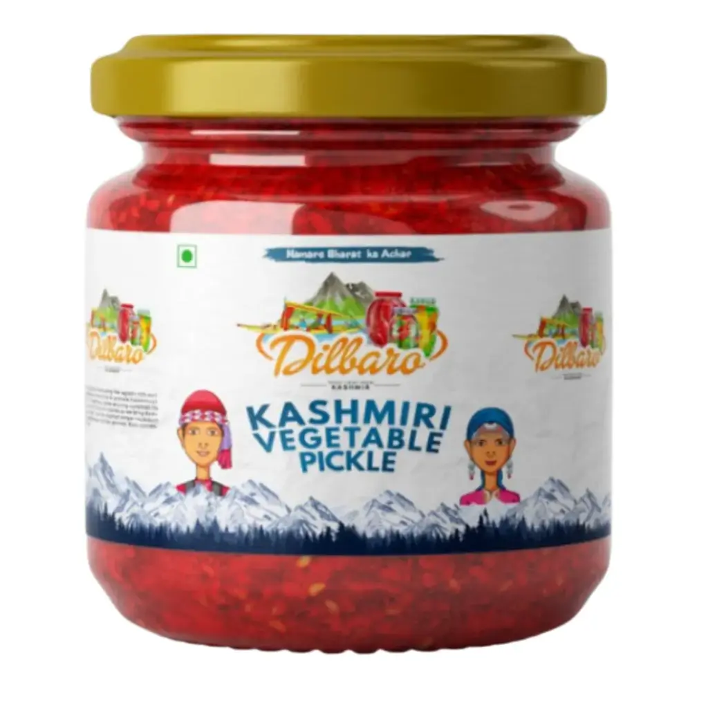 [DF-10] Kashmiri Mix Vagetable Pickle 250 gm | Kashmiri achar | Koshur Achar