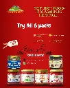 Dilbaro All-in-One Kashmiri Pickle & Jam Combo – 6-in-1 Pack (6 x 125g) | Dryfruits, Apple, Mushroom, Munj-Haak, Mix Veg Pickles & Dates Jam | Homemade | No Preservatives | No Added Sugar | Authentic Kashmiri Recipe