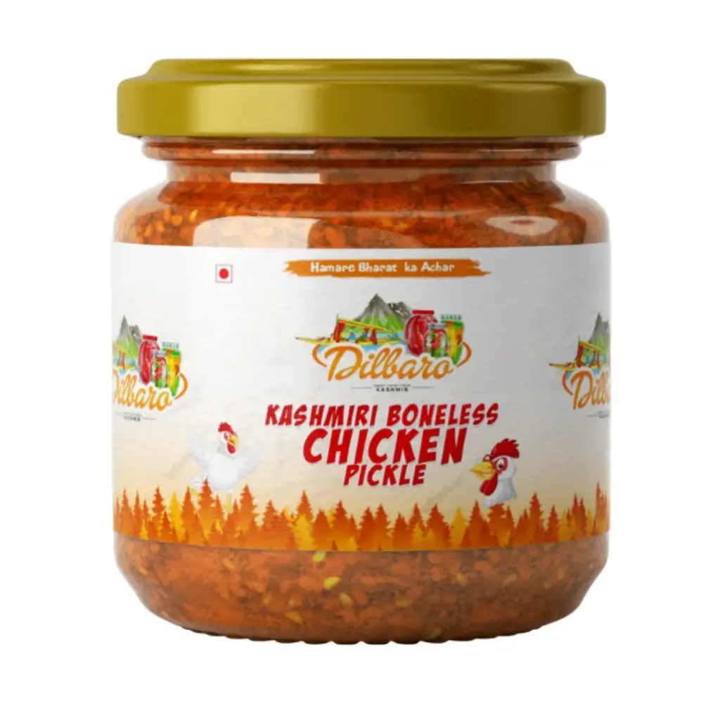 [DF-5] Kashmiri Boneless Chicken Pickle 250 gm | Kashmiri Chicken Pickle | Chicken Pickle