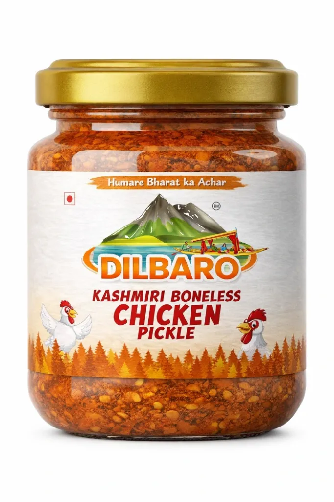 [DF-5] Kashmiri Boneless Chicken Pickle 250 gm | Kashmiri Chicken Pickle | Chicken Pickle