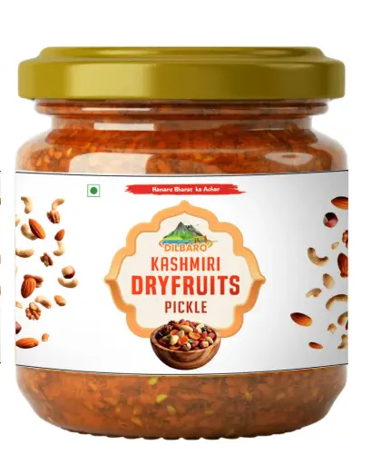 [DF-1] Kashmiri Dry Fruits Pickle – Almonds,Cashew,Raisins,Nuts & Many More 250g